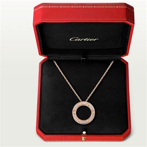 cartier love collection necklace|cartier love necklace 3 diamonds.